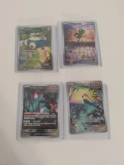 Pokemon Sealed Snorlax/Flutter Mane/Scream Tail Black Star Promo Holo Cards - Image 1