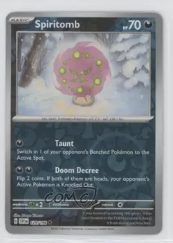 Spiritomb Reverse Foil Pokemon SV01: Scarlet & Violet #129 - Image 1