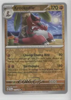 Krookodile Reverse Foil Pokemon SV01: Scarlet & Violet #117 - Image 1