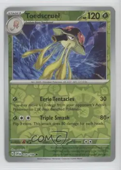 Toedscruel Reverse Foil Pokemon SV01: Scarlet & Violet #026 - Image 1