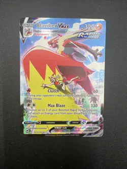 Pokemon TCG Blaziken VMAX TG15 Full Art Silver Tempest Trainer Gallery 2022 NM - Image 1