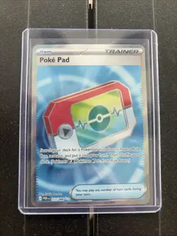 Pokemon TCG Perfect Order Poke Pad 113/88 Full Art Trainer Illustration Rare Eng - Image 1