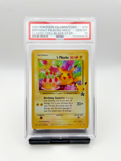 Pokemon _'s Pikachu 24/53 Celebrations Classic Collection Graded PSA 10 Gem Mint - Image 1