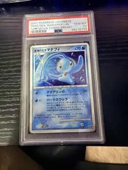 Pokemon 2007 Manaphy Holo 10th Movie Commemoration Japanese GEM MINT PSA 10 - Image 1