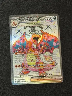 Pokemon Charizard EX 215/197 | Ultra Rare Full Art | Obsidian Flames 215/197 - Image 1
