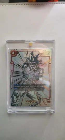 Bandai Foil Son Goku SCR FB01-139 Dragon Ball Super Card Game Battle Card - Image 1