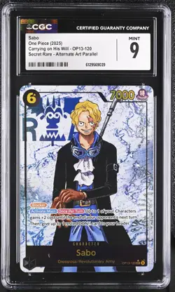 2025 Carrying on His Will #OP13-120 Sabo CGC 9 - Image 1