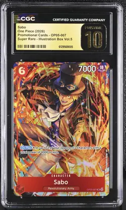 2026 Promotional Cards #OP05-007 Sabo CGC Pristine 10 - Image 1