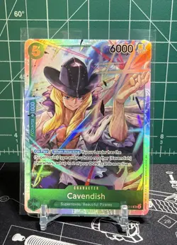 One Piece TCG: Cavendish EB01-012 SR PRB02 NM ENG Foil. - Image 1