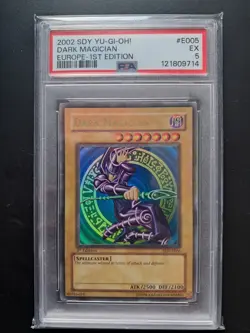 PSA 5 EX Dark Magician SDY-E005 1st Edition Yu-Gi-Oh: Starter Deck Yugi EU - Image 1
