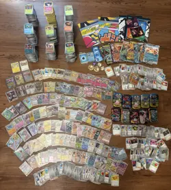 Pokemon TCG Card Lot: Prismatic, Destined Rival, Mega, Hidden Fates + More. 29lb - Image 1