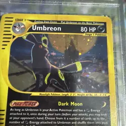 Umbreon Aquapolis Holo Pokemon Card H29 PSA 8 2003 NM-MT - Image 2