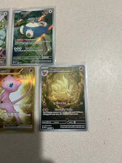 Pokemon TCG 5 Card Lot Mew Ex Eevee Snorlax Ninetails Charmander 151 ETB Promos - Image 4