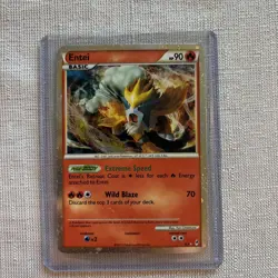 Entei Shiny SL3 Call of Legends Pokemon Card Holo Foil Secret Rare Pokemon - Image 1