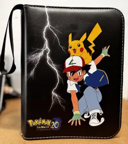 Pokemon Card Book Holder Binder Album Collection 400 Slots/50 Pages W/20 Cards!! - Image 1
