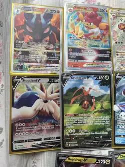 Pokemon V & VSTAR Holo Card Lot 10 Cards, Near-Mint Condition, Ungraded - Image 2