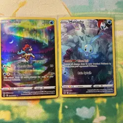 Pokemon TCG Crown Zenith Holo Card Lot Diancie Keldeo Manaphy - Image 2