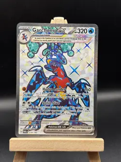 Pokemon Garchomp EX Holo Ultra Rare TCG Card Paradox Rift 219/182 (OR9) - Image 1