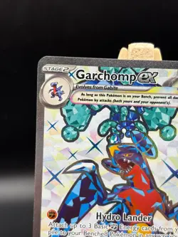 Pokemon Garchomp EX Holo Ultra Rare TCG Card Paradox Rift 219/182 (OR9) - Image 3