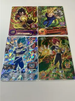 Dragon Ball Vegeta Blue God SSJ4 SSJ3 Card Set Official Japan - Image 1