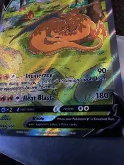 Pokemon Charizard V SWSH260 Sword & Shield Promo Holo 220 HP Card - Image 2