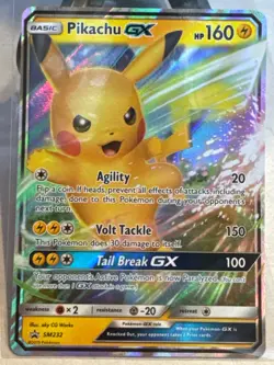 Pokemon Pikachu GX SM232 Black Star Promo Holo Card Sun & Moon - Image 1