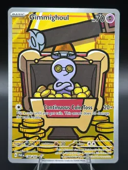 Gholdengo ex 252/182 + Gimmighoul 198/182 SV:PAR Connecting Art Card Lot NM-LP - Image 5