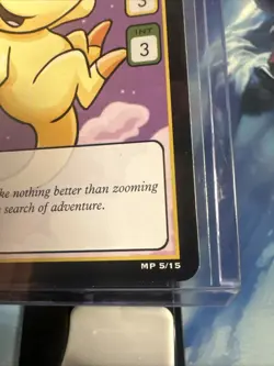Neopets TCG Promo Card Yellow Shoyru MP 5/15 Wizards 2004 - Image 3