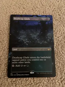 Deathcap Glade (Borderless) #281 (NM) Crimson Vow VOW Magic MTG - Image 1