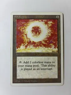 NM Sol Ring Revised Mtg Magic the Gathering Never Played - Image 1