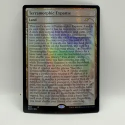 MTG SLD Secret Lair Drop Full Text Foil Terramorphic Expanse 585 - Image 2