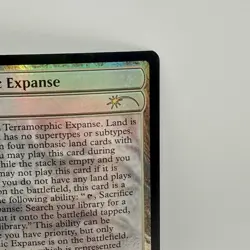 MTG SLD Secret Lair Drop Full Text Foil Terramorphic Expanse 585 - Image 3