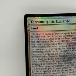 MTG SLD Secret Lair Drop Full Text Foil Terramorphic Expanse 585 - Image 4
