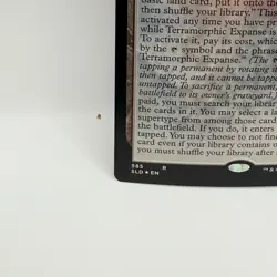 MTG SLD Secret Lair Drop Full Text Foil Terramorphic Expanse 585 - Image 5