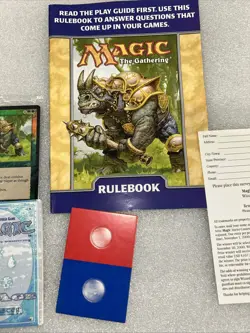 Magic the Gathering Starter Level MISSING CD TCG 2000 Player A & B Sealed Packs - Image 5