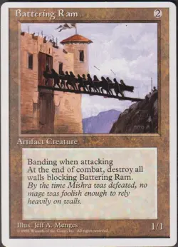 MTG - Battering Ram - ALTERNATE 4th Edition Magic - Image 1