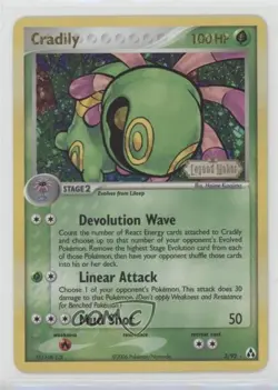 Cradily Reverse Foil Pokemon EX Legend Maker #3 2006 - Image 1