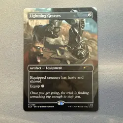 Lightning Greaves MINT 2465 Secret Lair Drop SLD MTG Regular Rare Unplayed M/NM - Image 1