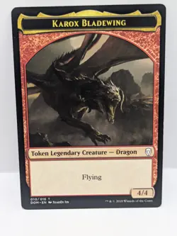 Karox Bladewing - Dominaria -Token Legendary Creature -Common -Regular -DOM 010 - Image 1