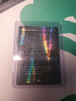 NM Misty Rainforest (Borderless) (Dragonscale Foil) Special Guests Pack Fresh - Image 1