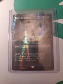 NM Misty Rainforest (Borderless) (Dragonscale Foil) Special Guests Pack Fresh - Image 3