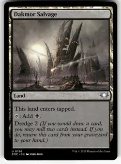 DAKMOR SALVAGE #156 MTG COMMANDER: EDGE OF ETERNITIES UNCOMMON - Image 1