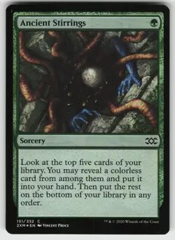 Ancient Stirrings Foil C Double Masters 151 MTG - Image 1