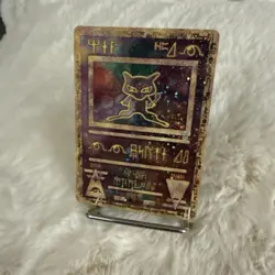 Pokemon TCG Ancient Mew Holo Promo Card Excellent Condition NM Rare Holo W Swirl - Image 4