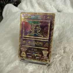 Pokemon TCG Ancient Mew Holo Promo Card Excellent Condition NM Rare Holo W Swirl - Image 5