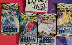 4x Pokemon Silver Tempest Factory Sealed Booster Packs - Complete Art Set! - Image 1