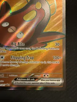 Stunfisk ex Full Art Ultra Rare 252/217 Pokemon Ascended Heroes English - Image 4