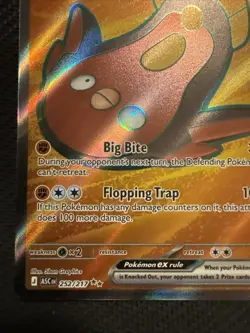 Stunfisk ex Full Art Ultra Rare 252/217 Pokemon Ascended Heroes English - Image 5