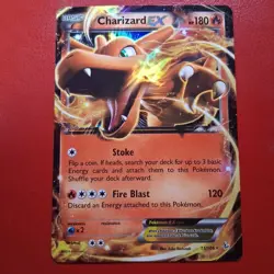 Charizard EX 11/106 Flashfire Holo Pokemon Card LP Quick Ship - Image 1