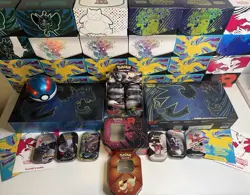 MASSIVE Lot Of Pokemon ETBs, UPCs, Tin, Pokeballs, Guides And More! Sold Empty - Image 3
